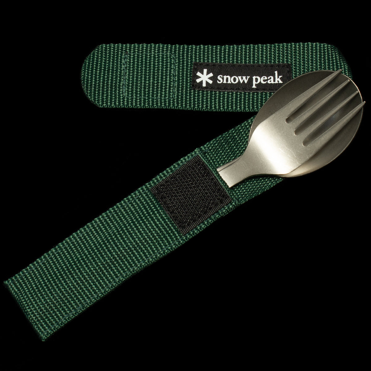 Titanium Fork & Spoon Set - Green Case
