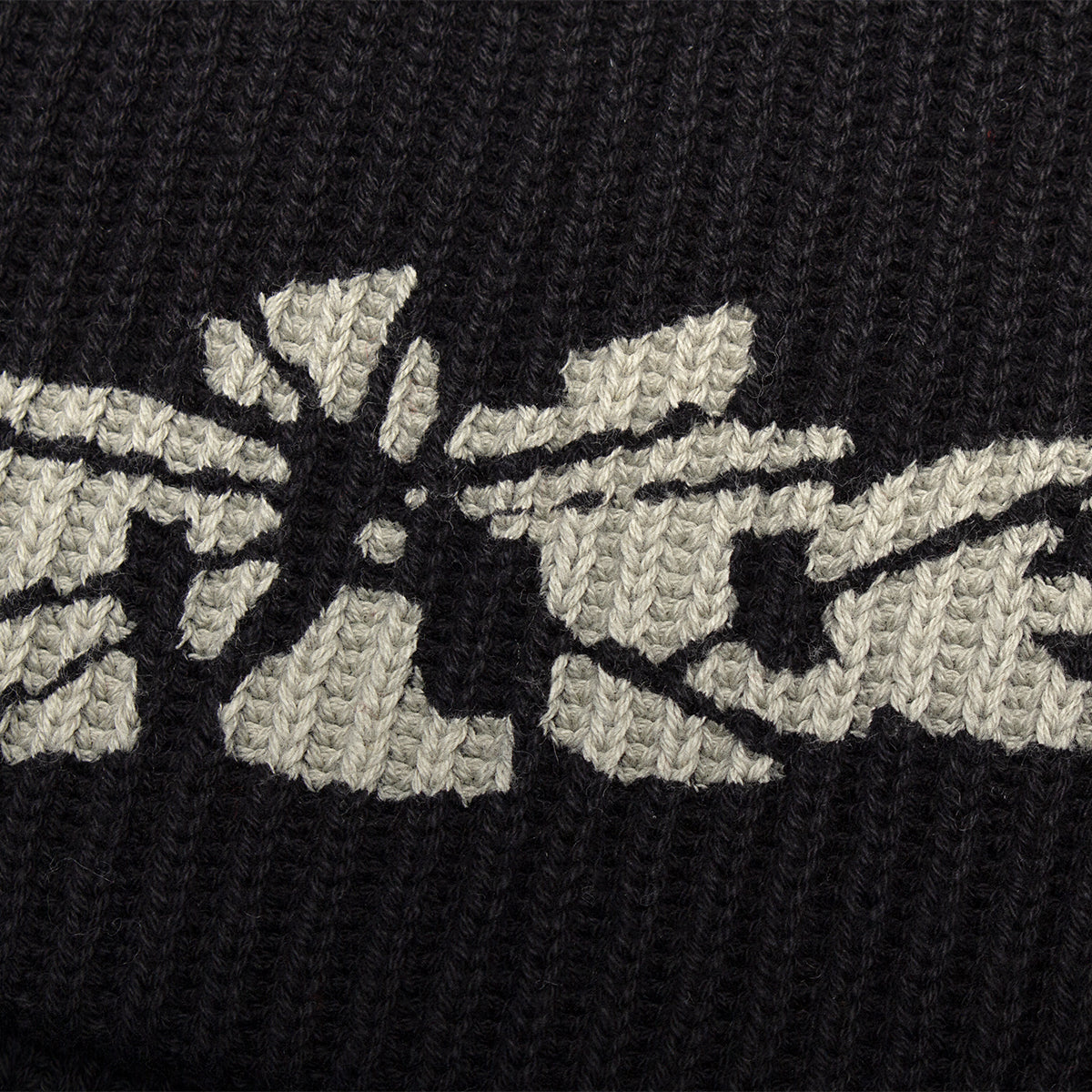 Smashed Logo Knit Skully Beanie