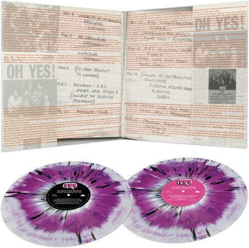 Yes- Beyond & Before - BBC Recordings 1969-1970 - PURPLE/WHITE SPLATTER