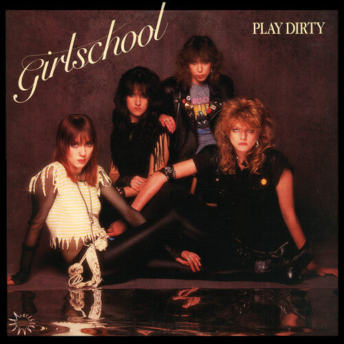 Girlschool- Play Dirty - Red Marble