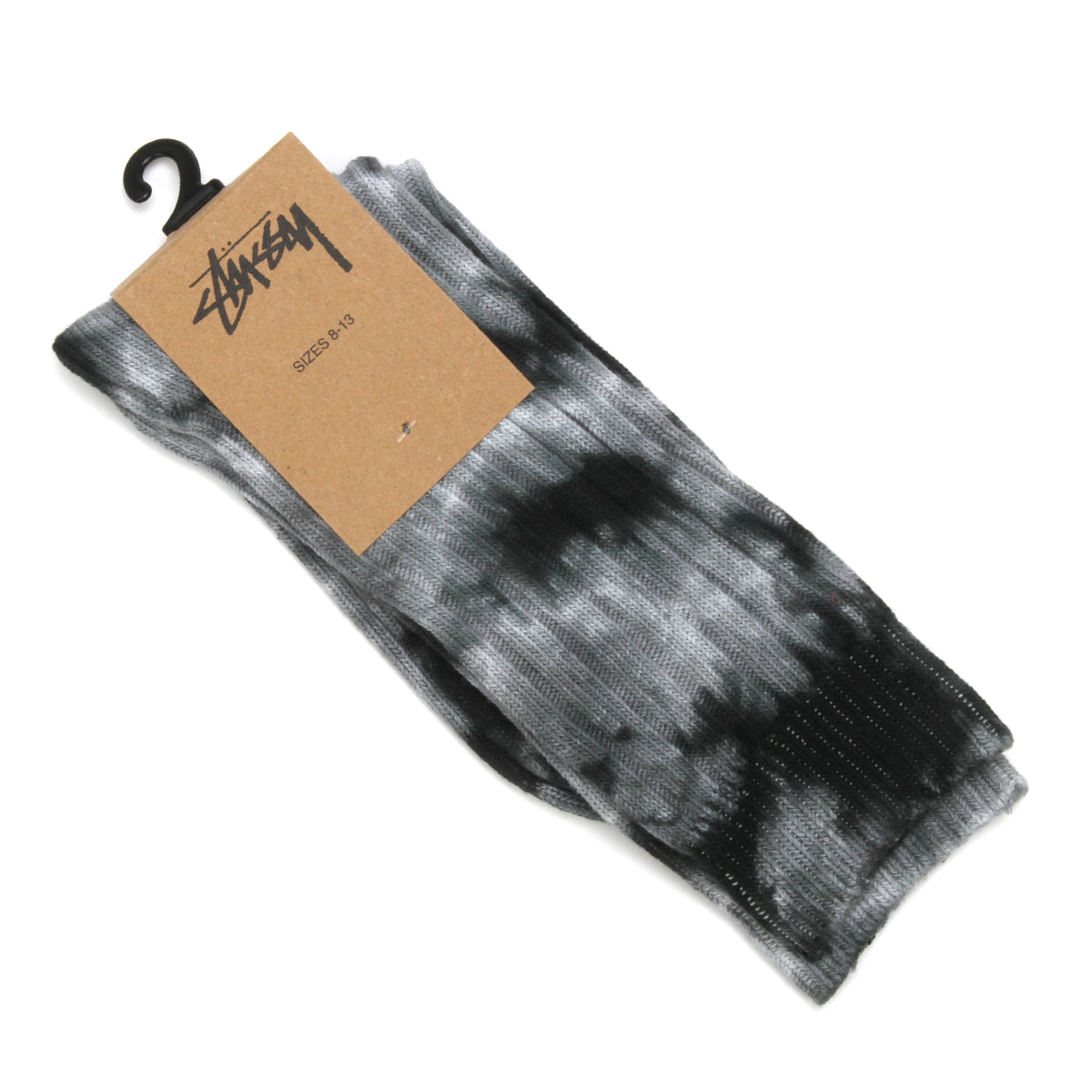 Dyed Ribbed Crew Sock