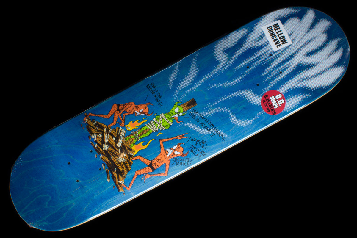 Long Wizardry Deck Blue 8.25"