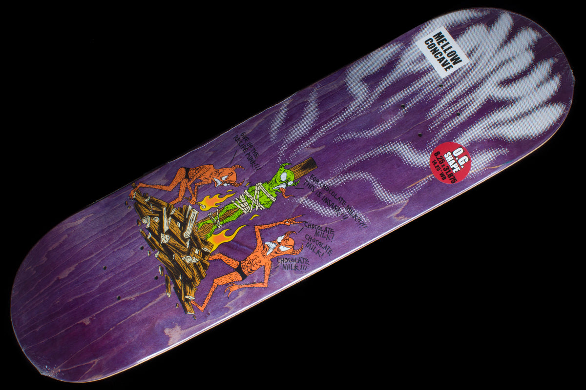 Long Wizardry Deck Purple 8.25"