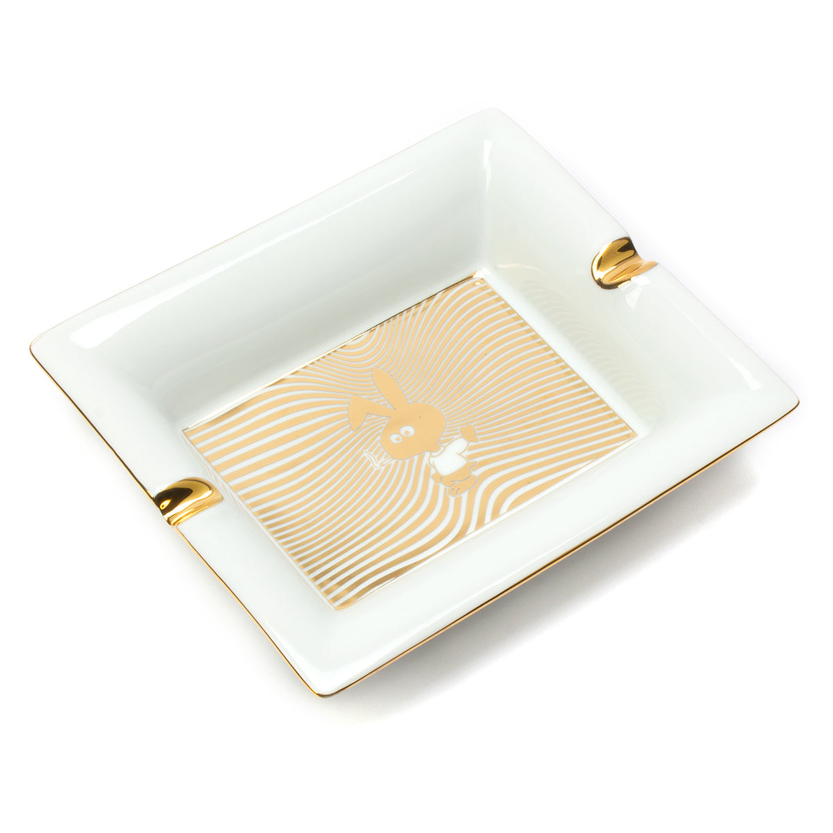 Wavy Bunny Ceramic Ashtray