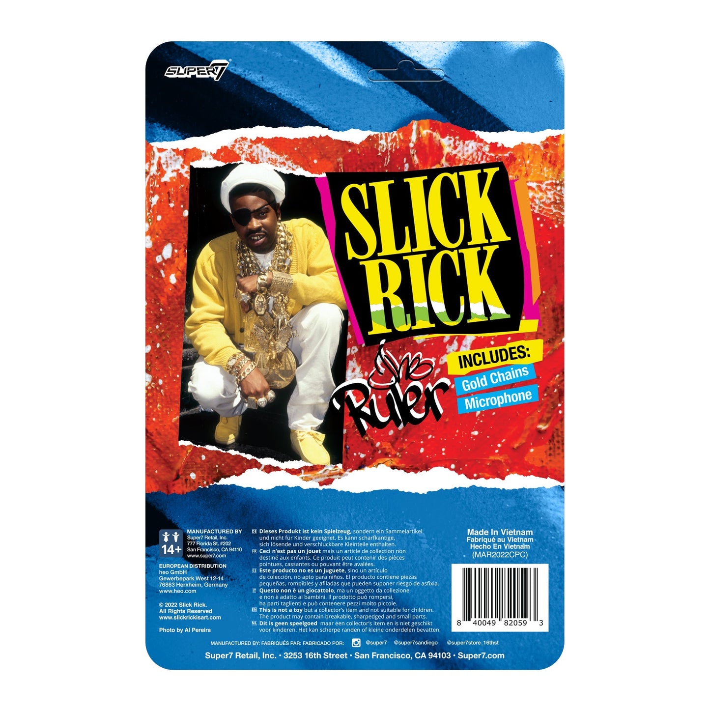 Slick Rick ReAction Figure Wave 1 - The Ruler