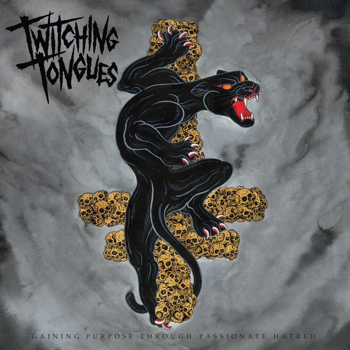 Twitching Tongues- Gaining Purpose Through Passionate Hatred (Clear w/Smoke & Splatter)