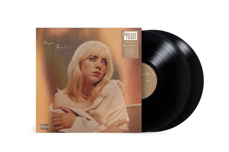 Billie Eilish- Happier Than Ever (Recycled Black w/ Litho Poster) -BF22
