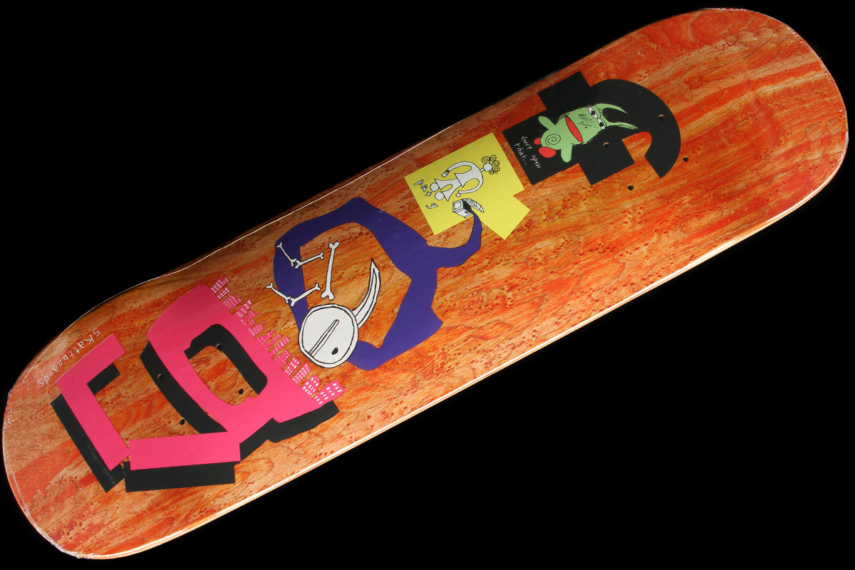 Pat G - Unleashed Orange Deck 8.125"