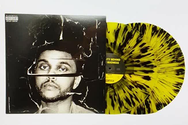 The Weeknd- Beauty Behind The Madness (Yellow w/ Black Splatter Vinyl)
