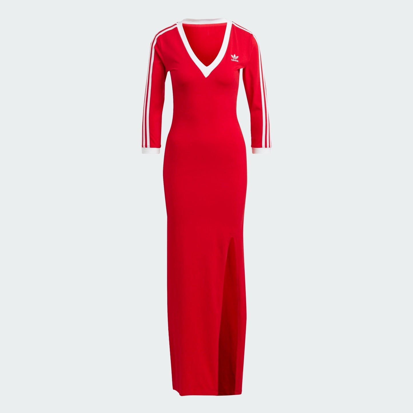 Adidas Women's Adicolor Classics 3-Stripes Maxi Dress - Better Scarlet