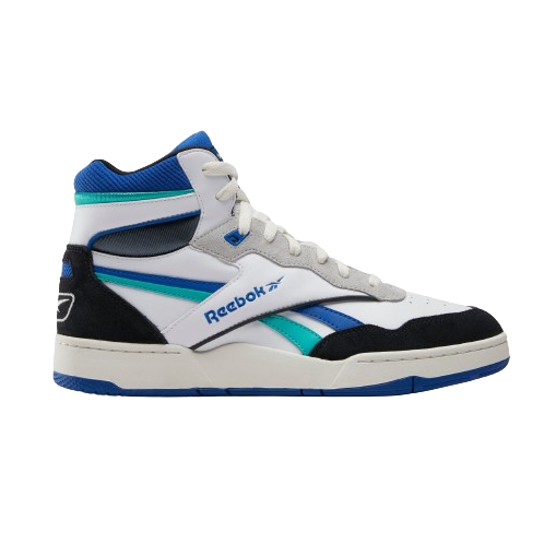 Reebok Men's BB 4000 II Mid Shoes - White / Black / Unleashed Green