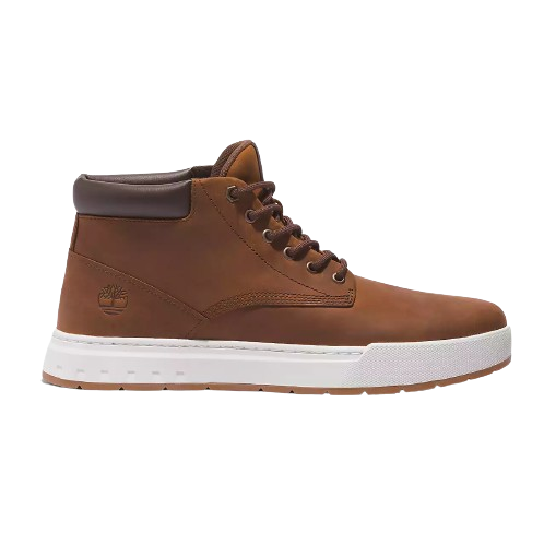 Timberland Men's Maple Grove Leather Chukka Boots Shoes - Medium Brown / Full Grain