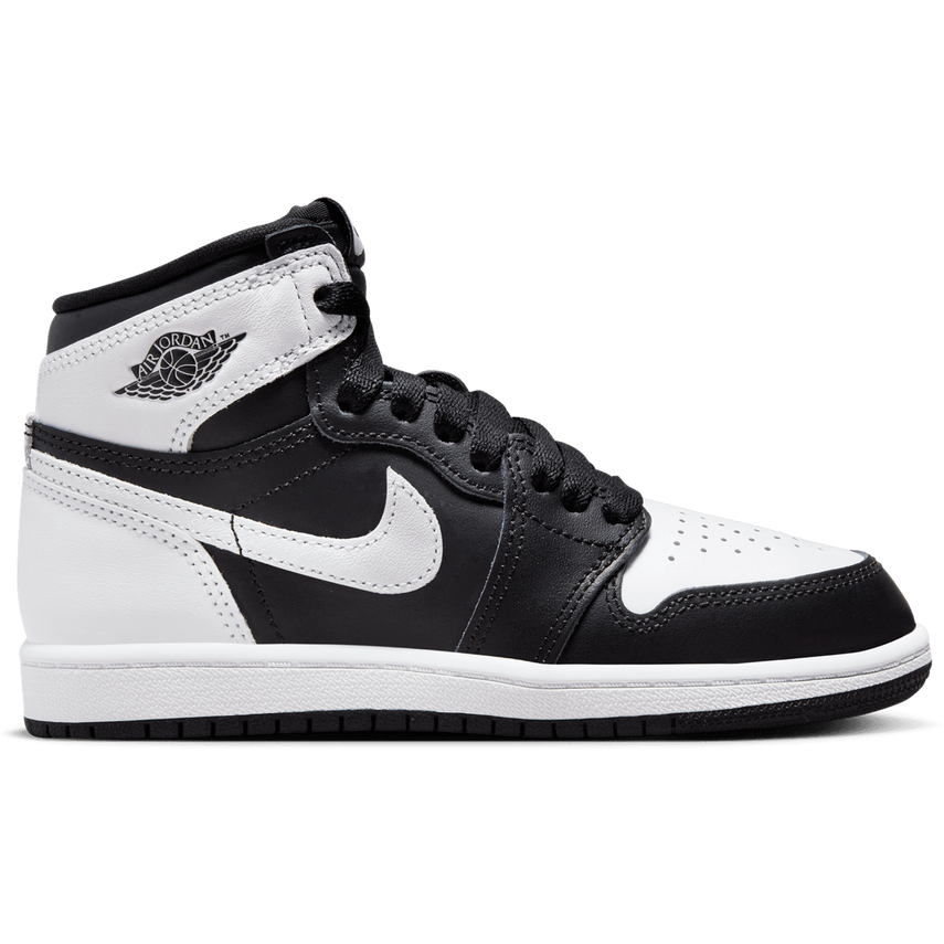 Nike Kids' Air Jordan 1 High OG Shoes - Black / White