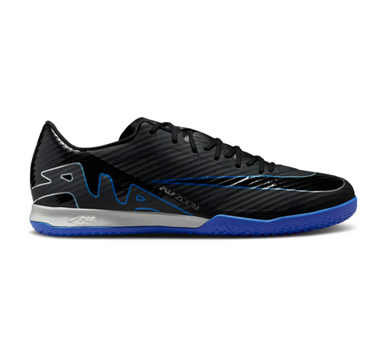 Nike Men's Zoom Mercurial Vapor 15 Academy Soccer Shoes - Black / Blue