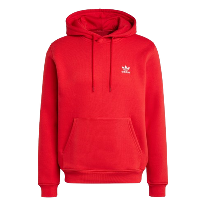 Adidas Men's Trefoil Essentials Hoodie Apparel - Red