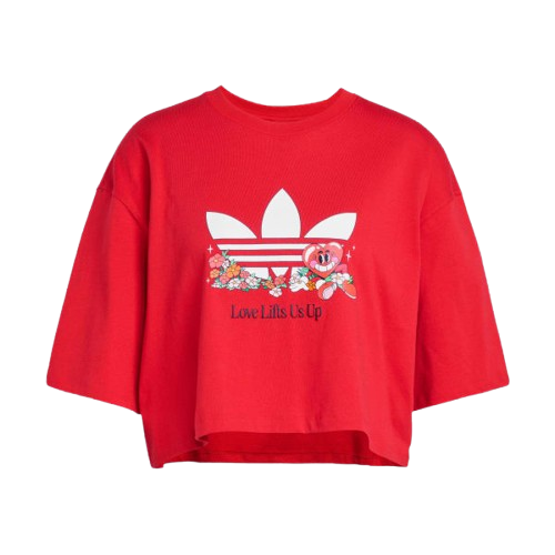 Adidas Women's Graphic T-Shirt Apparel - Better Scarlet