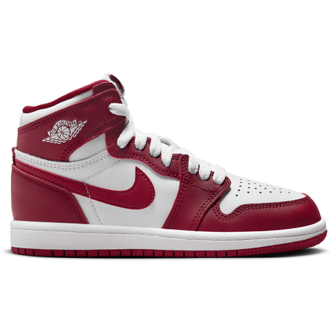 Nike Kids' Air Jordan 1 Retro High OG Shoes - White / Team Red