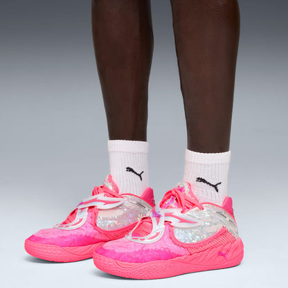 Puma Unisex's Mb.05 World Tour Shoes - Sun Struck / Pure Magenta