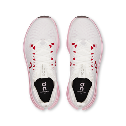 On Running Women's Cloudsurfer Max Shoes - Ivory / Peony