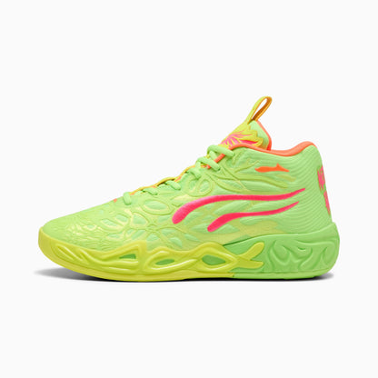 Puma Men's Mb.04 Gem Shoes - Yellow Alert / Green Glare / Pink Alert