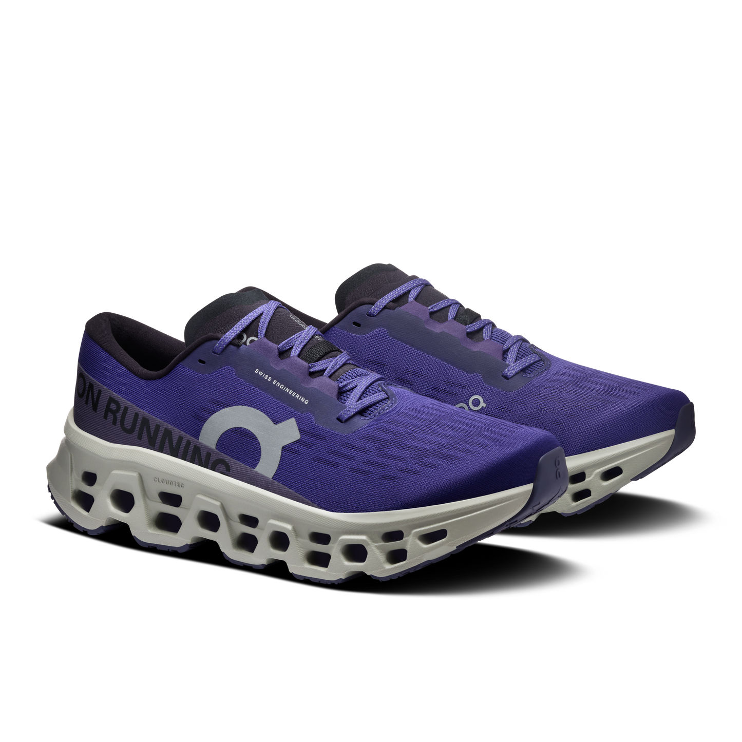 On Running Men's Cloudmonster 3 Wide Shoes - Twilight / White