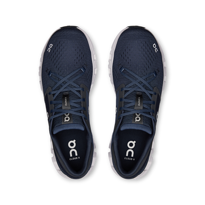 On Running Men's Cloud X 4 Shoes - Ink / Ivory