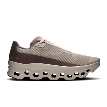 On Running Women's Cloudmonster Void Shoes - Fog / Pearl