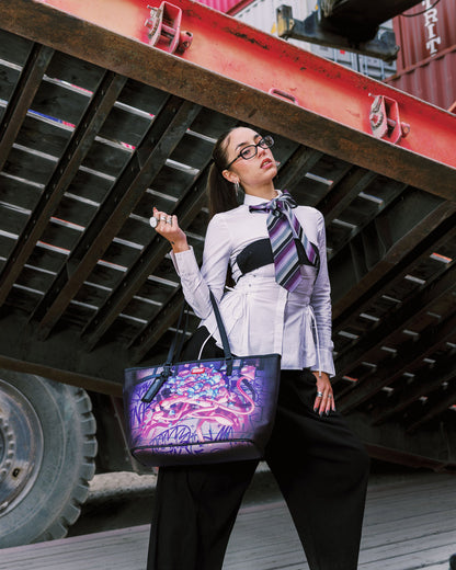 Sprayground Pink Panther Diamond Heist Tote Bag