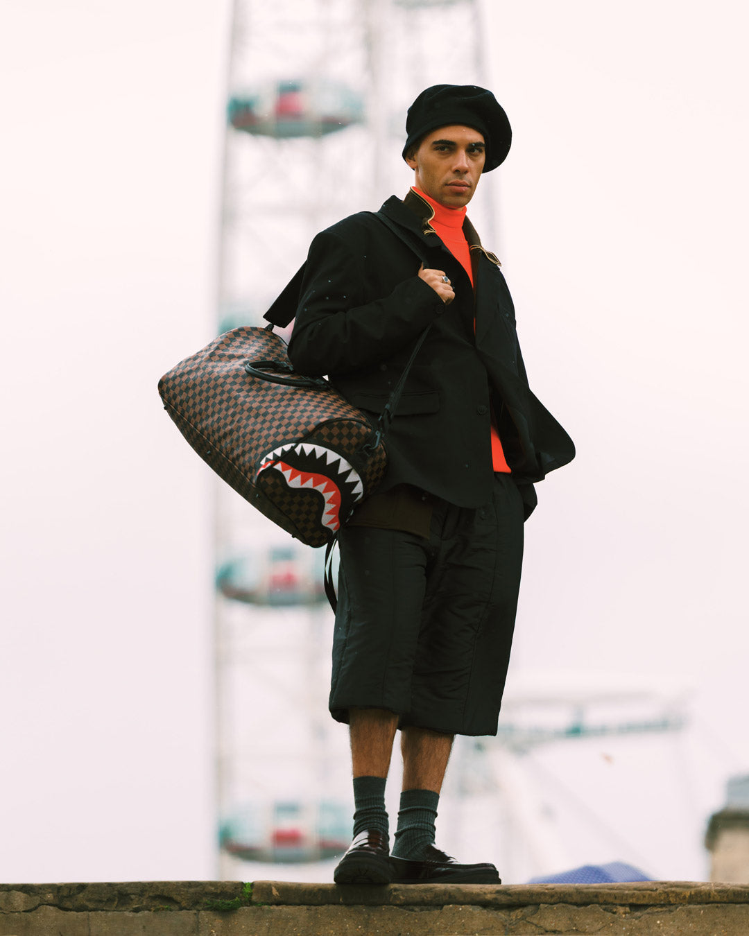 Sprayground The Private Jet Shark Club Duffle Bag