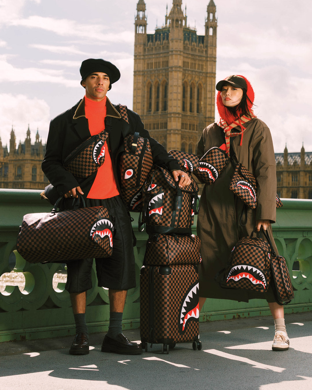 Sprayground The Private Jet Shark Club Duffle Bag