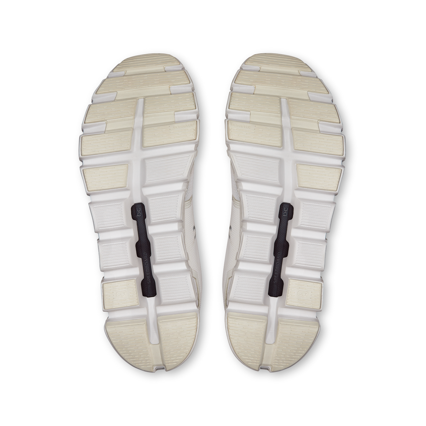 On Running Men's Cloud 6 Wide Shoes - White / White