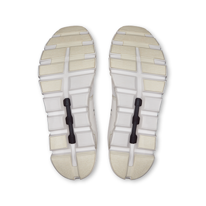 On Running Men's Cloud 6 Wide Shoes - White / White
