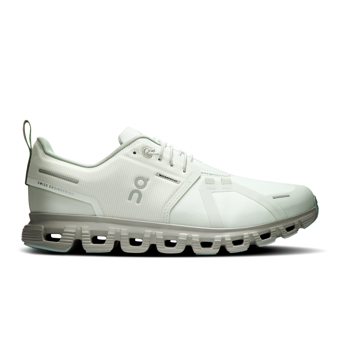 On Running Women's Cloud 6 Waterproof Shoes - Iceberg / Tin
