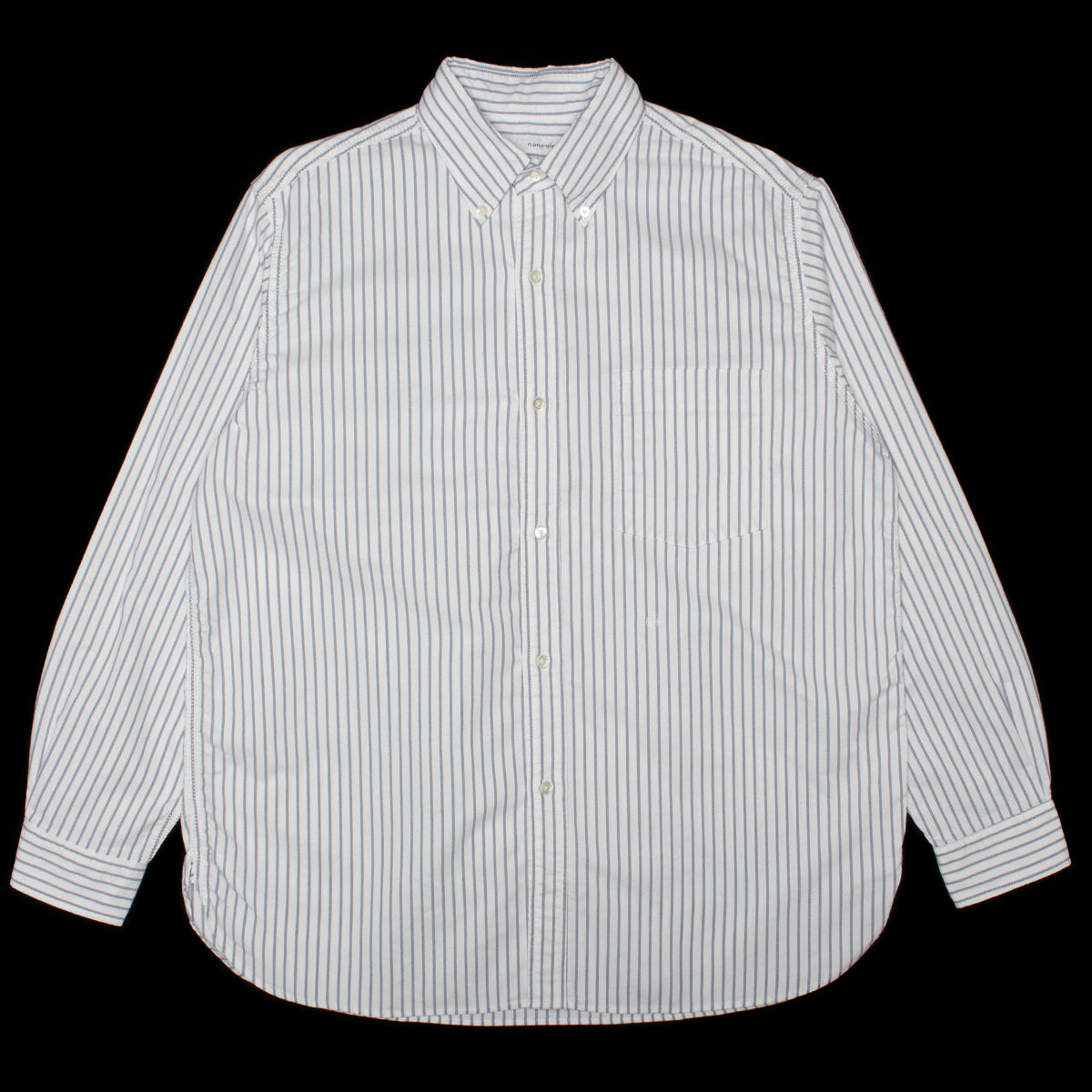 Button Down L/S Striped Wind Shirt