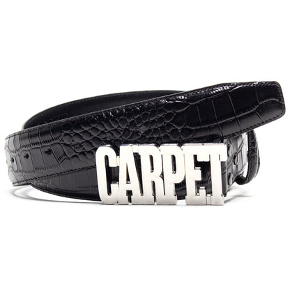 Crocskin Leather Belt