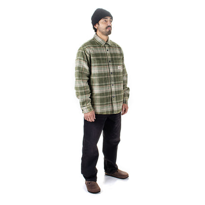 Heavy Washed Plaid Shirt