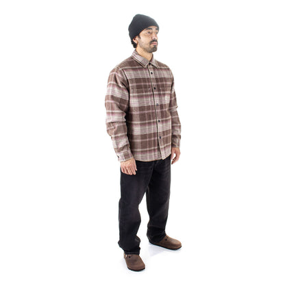 Heavy Washed Plaid Shirt