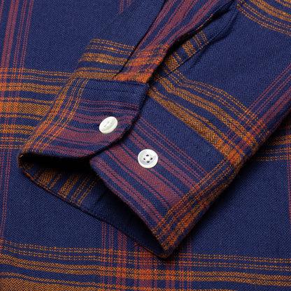 Vincent Nep Herringbone Plaid Shirt