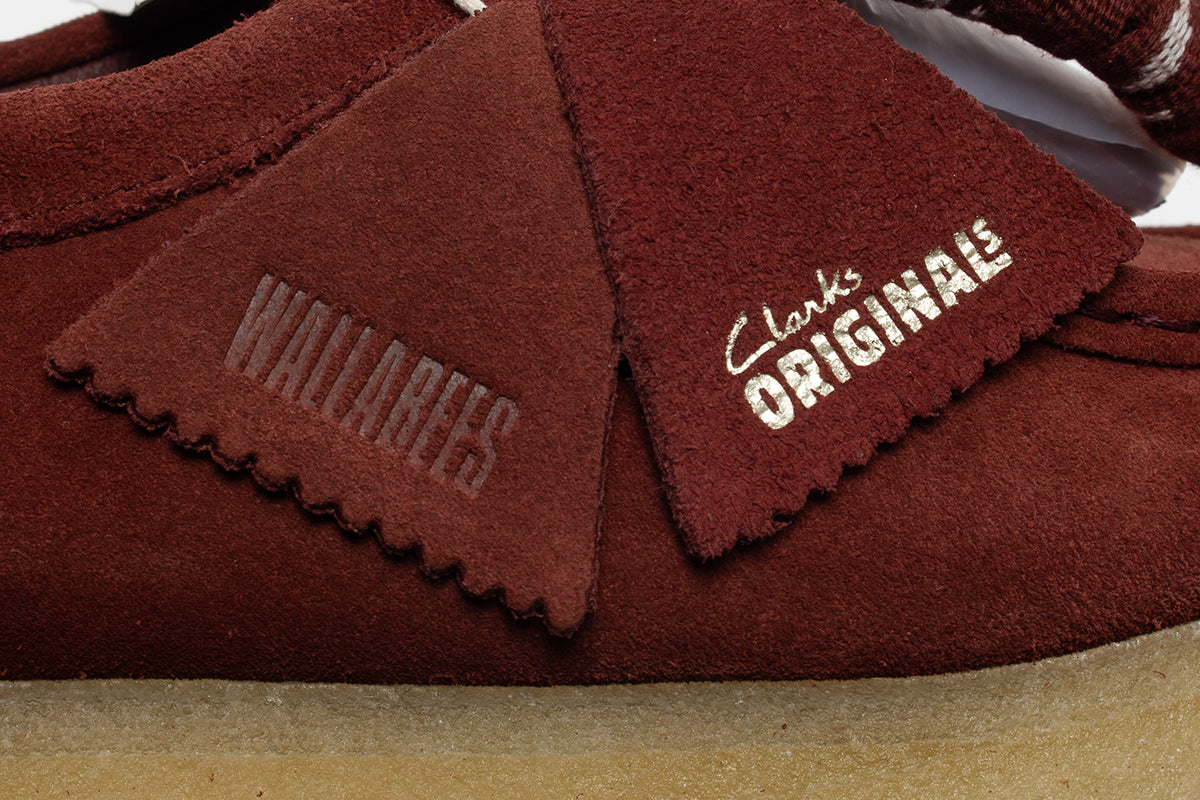 Women's Wallabee Deep Red Suede