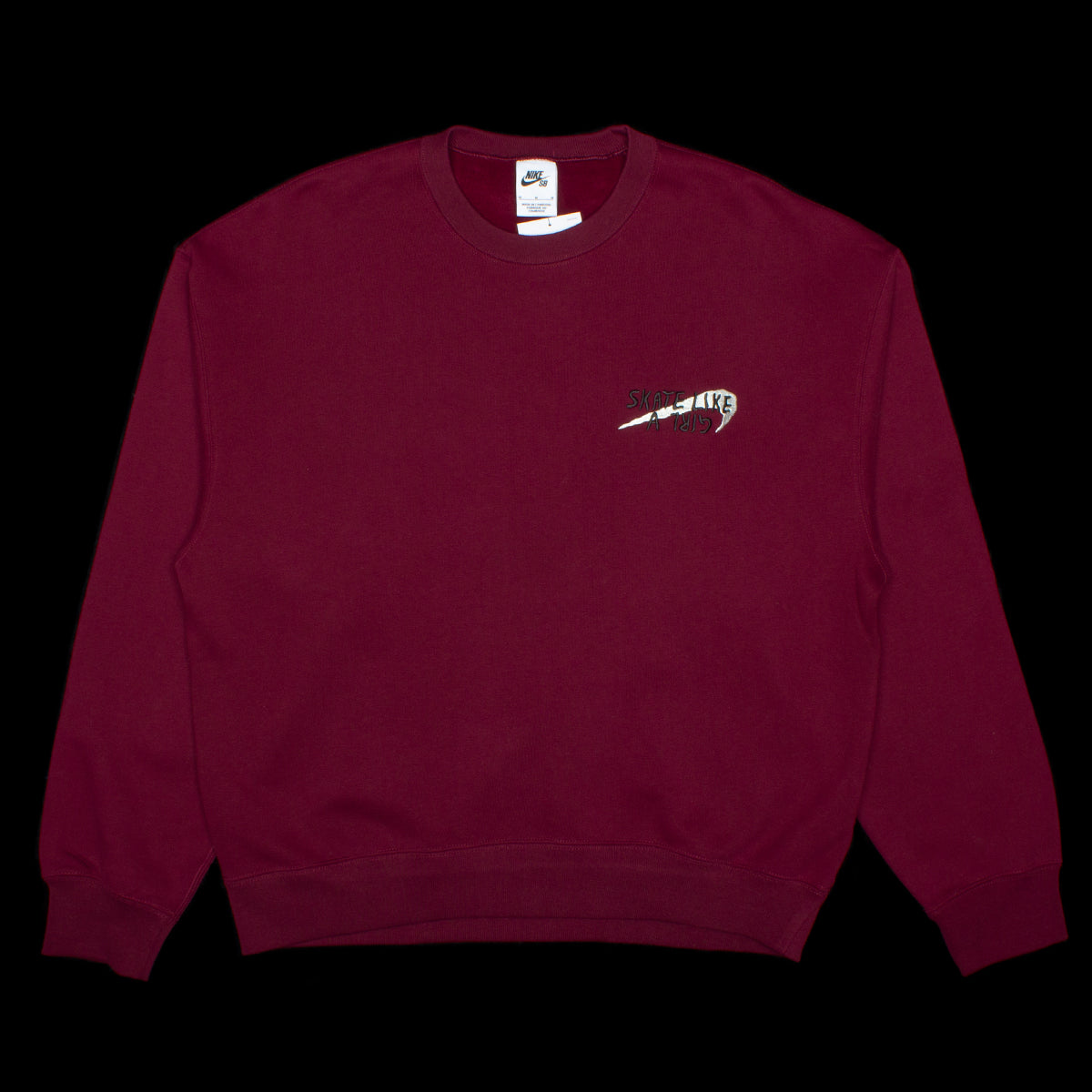 Skate Like A Girl Crewneck