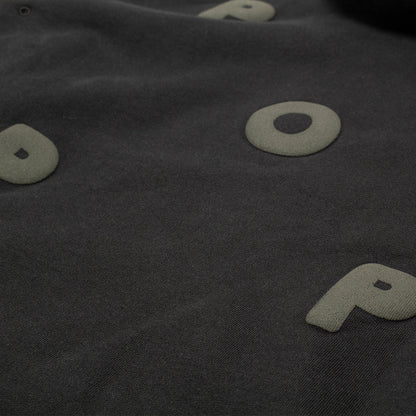 Puffed Logo Hooded Sweatshirt