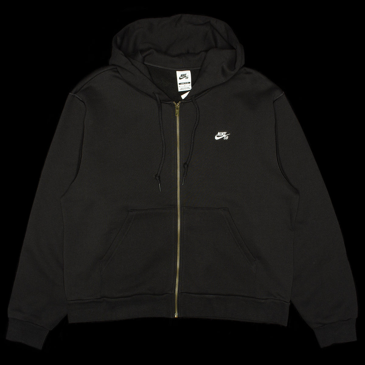 Essentials Logo Hooded Zip-Up Sweatshirt
