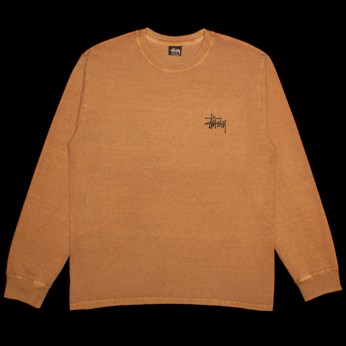Basic Stussy Pigment Dyed L/S T-Shirt