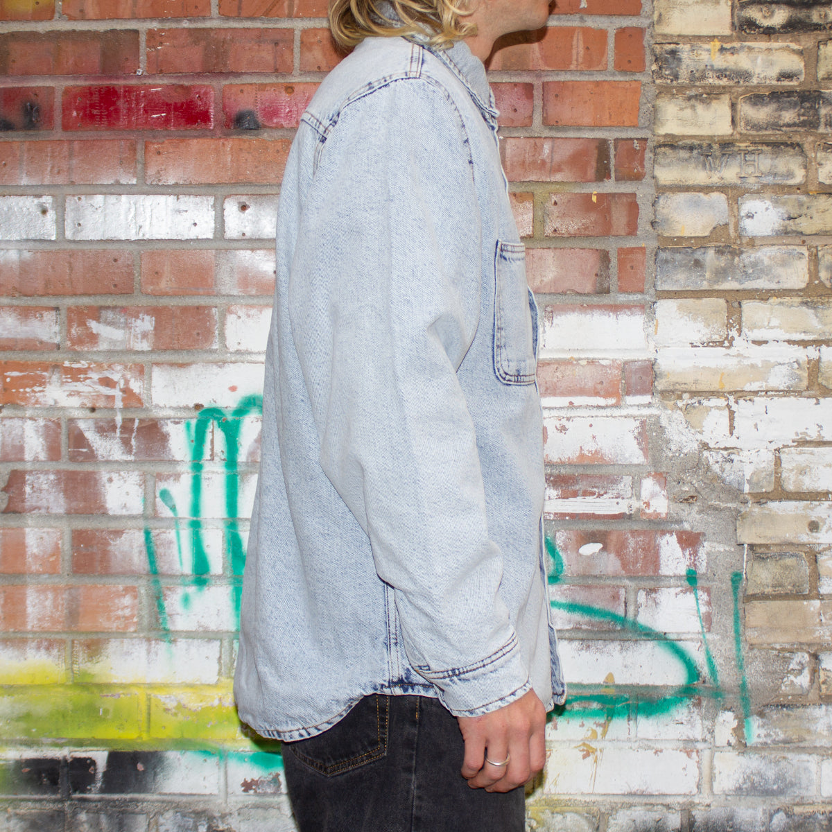 Sherpa Lined Denim Shirt
