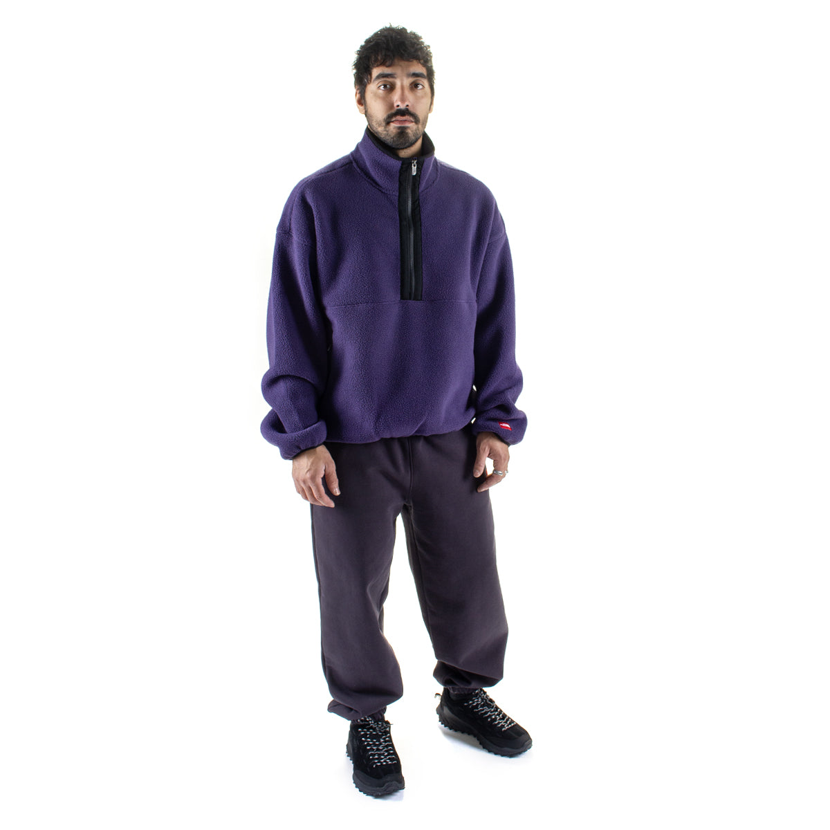 Red Box Half-Zip Fleece