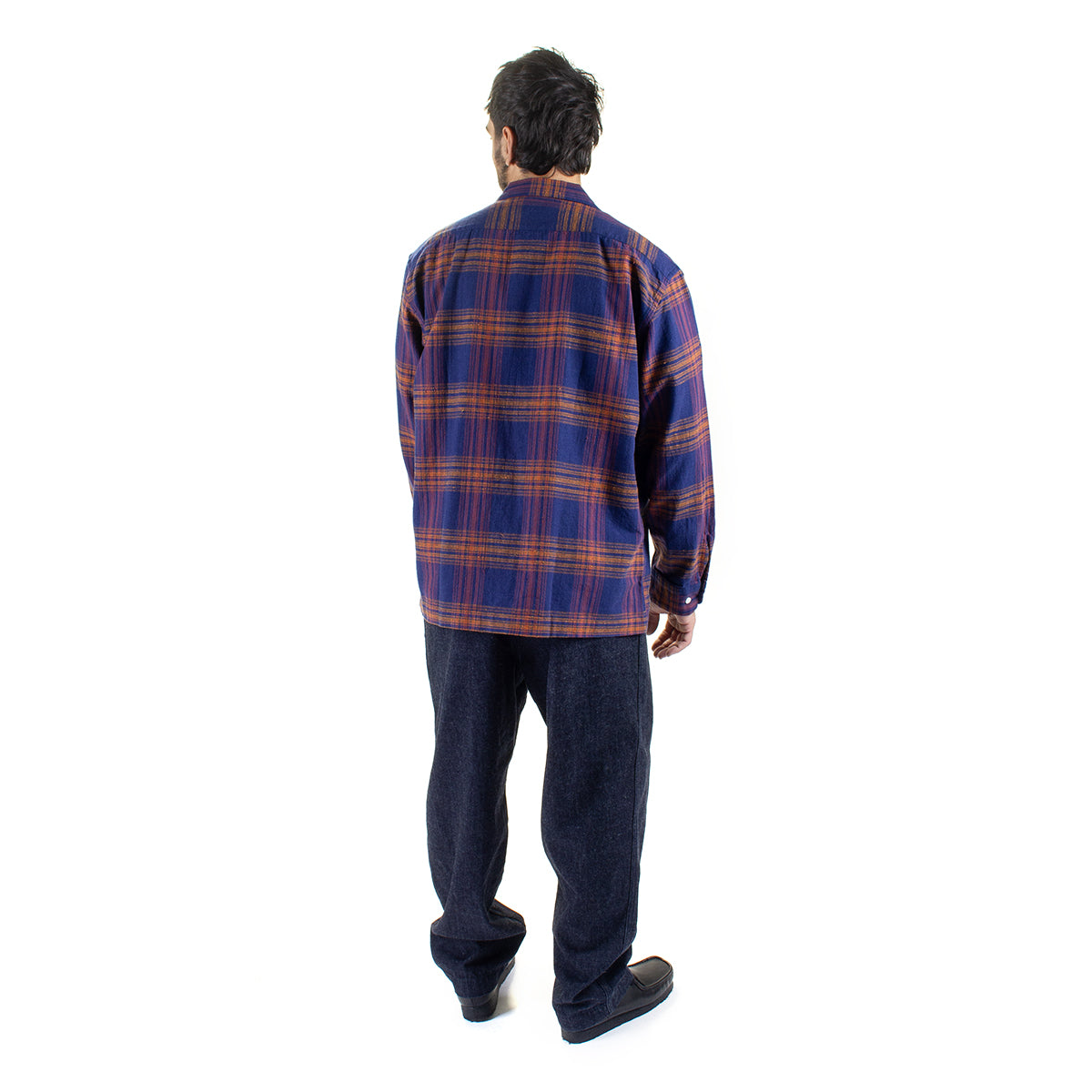 Vincent Nep Herringbone Plaid Shirt