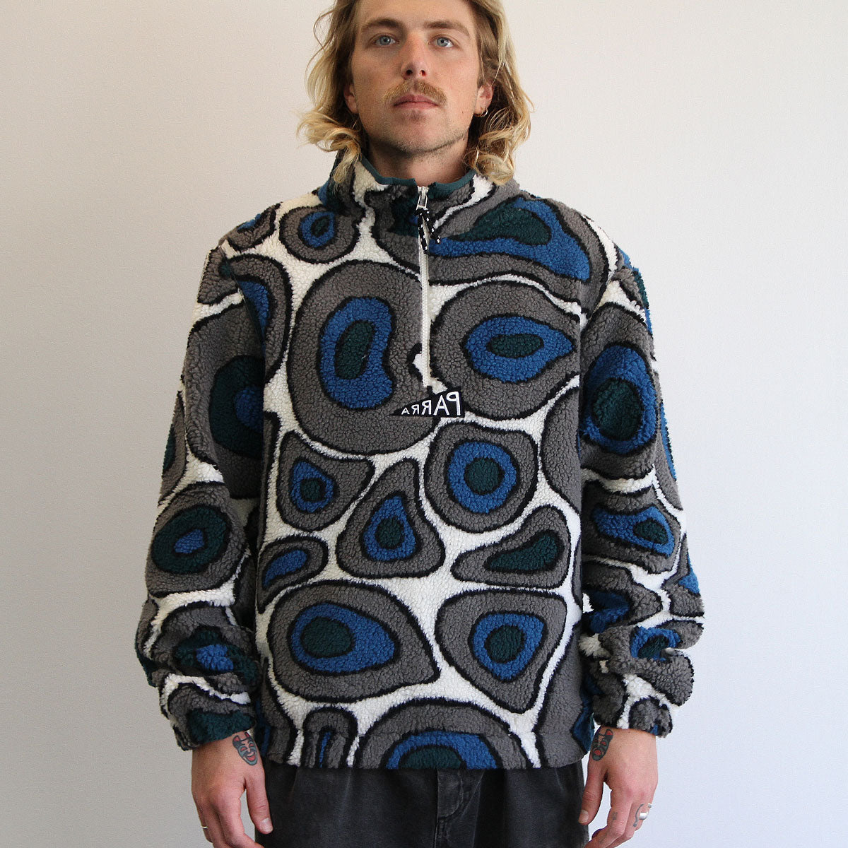 Amethist Geode Polar Fleece Pullover