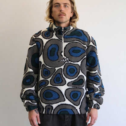 Amethist Geode Polar Fleece Pullover