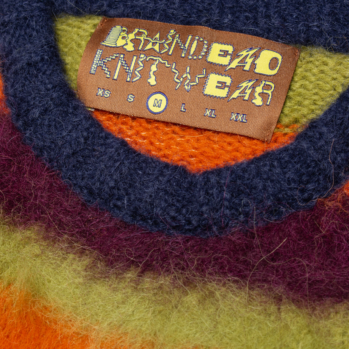 Blurry Lines Alpaca Crewneck Sweater