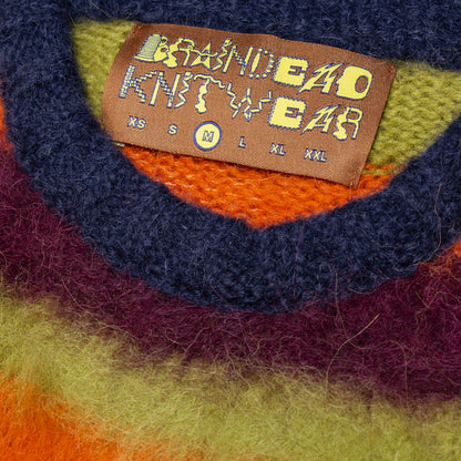 Blurry Lines Alpaca Crewneck Sweater